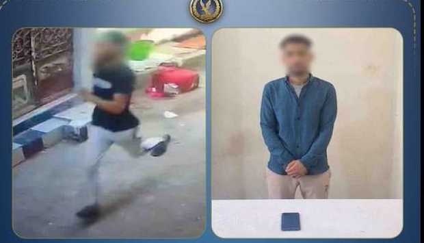 الأمن المصري ينجح في ضبط متهم بسرقة هاتف محمول بأسلوب الخطف في كفر الدوار