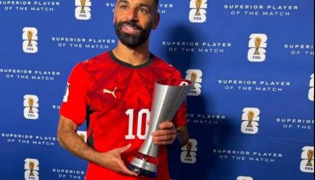محمد صلاح يتوج بجائزة رجل المباراة بعد تأهل مصر لدور الـ16 في كأس العالم 2026