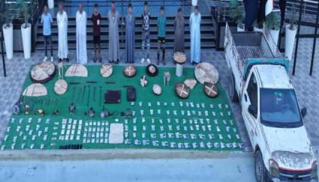 الداخلية تضبط شحنة كبتاجون بـ650 مليون جنيه قبل تهريبها إلى الخارج
