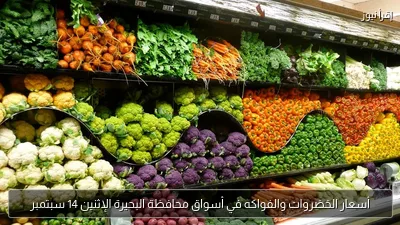 أسعار الخضروات والفواكه في أسواق محافظة البحيرة الإثنين 14 سبتمبر