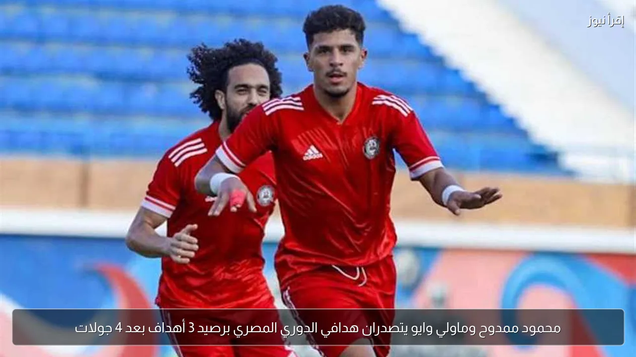 محمود ممدوح وماولي وايو يتصدران هدافي الدوري المصري برصيد 3 أهداف بعد 4 جولات