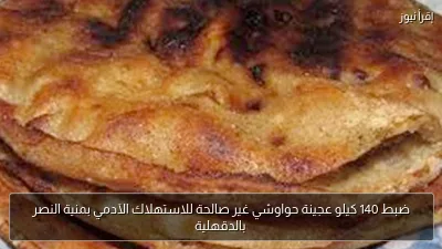 ضبط 140 كيلو عجينة حواوشي غير صالحة للاستهلاك الآدمي بمنية النصر بالدقهلية