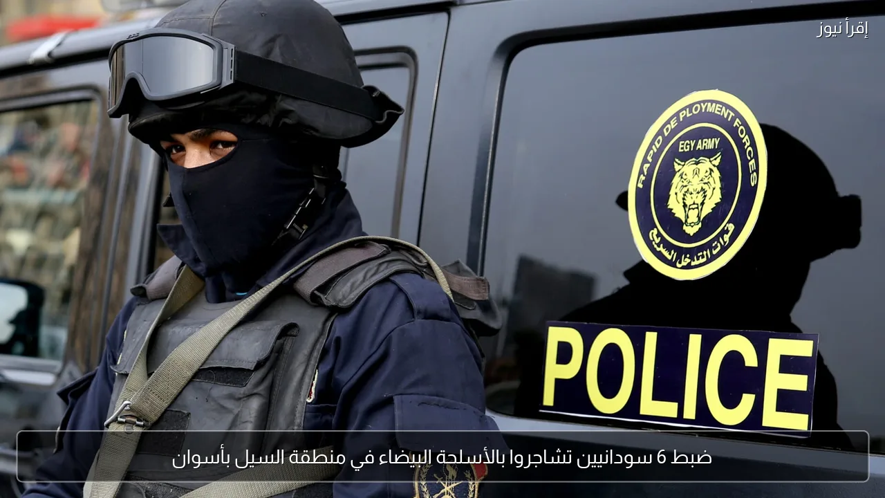 ضبط 6 سودانيين تشاجروا بالأسلحة البيضاء في منطقة السيل بأسوان