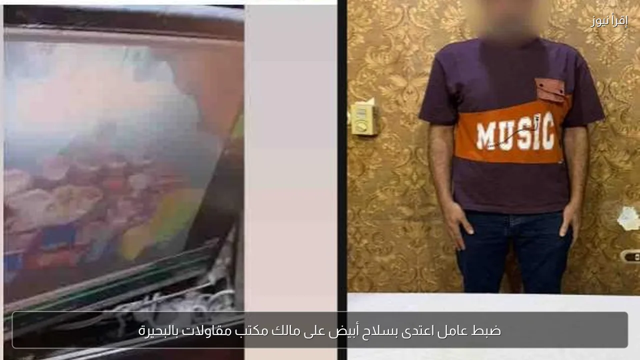 ضبط عامل اعتدى بسلاح أبيض على مالك مكتب مقاولات بالبحيرة