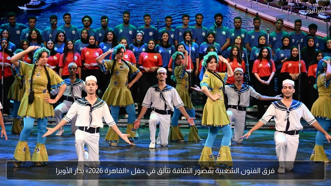 فرق الفنون الشعبية بقصور الثقافة تتألق في حفل «القاهرة 2026» بدار الأوبرا