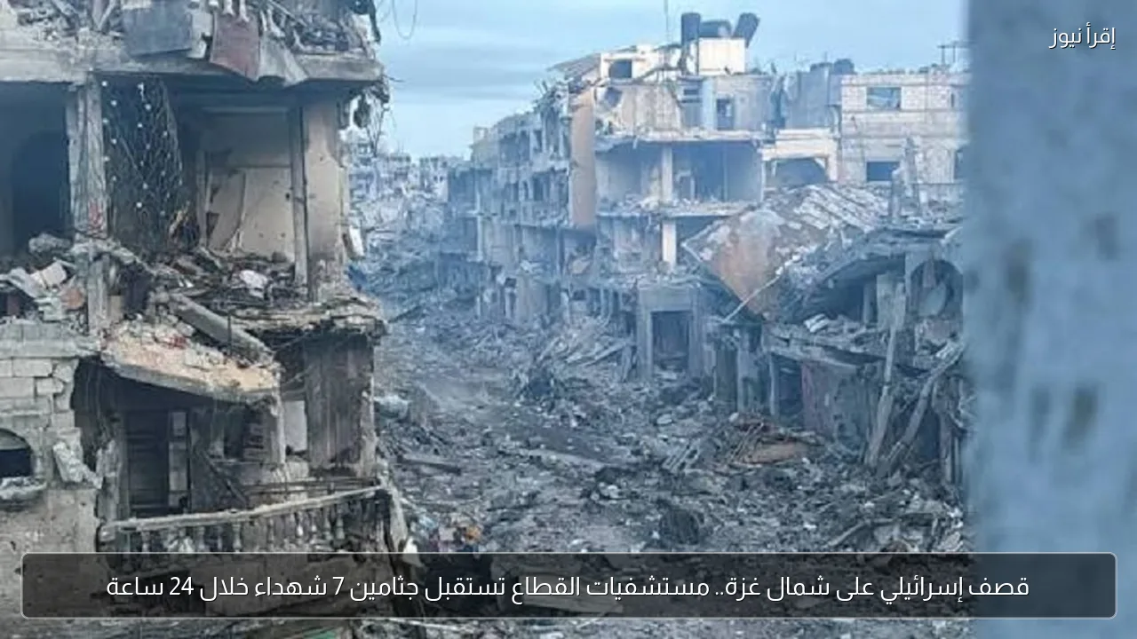قصف إسرائيلي على شمال غزة.. مستشفيات القطاع تستقبل جثامين 7 شهداء خلال 24 ساعة