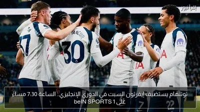 توتنهام يستضيف إيفرتون السبت في الدوري الإنجليزي.. الساعة 7:30 مساءً على beIN SPORTS 1