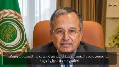 نبيل فهمي يدين استهداف خط أنابيب شرق–غرب في السعودية ويؤكد تضامن جامعة الدول العربية