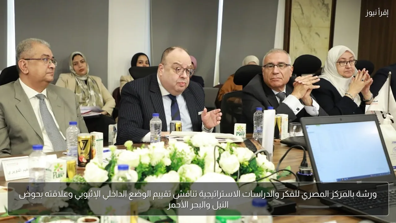 ورشة بالمركز المصري للفكر والدراسات الاستراتيجية تناقش تقييم الوضع الداخلي الإثيوبي وعلاقته بحوض النيل والبحر الأحمر