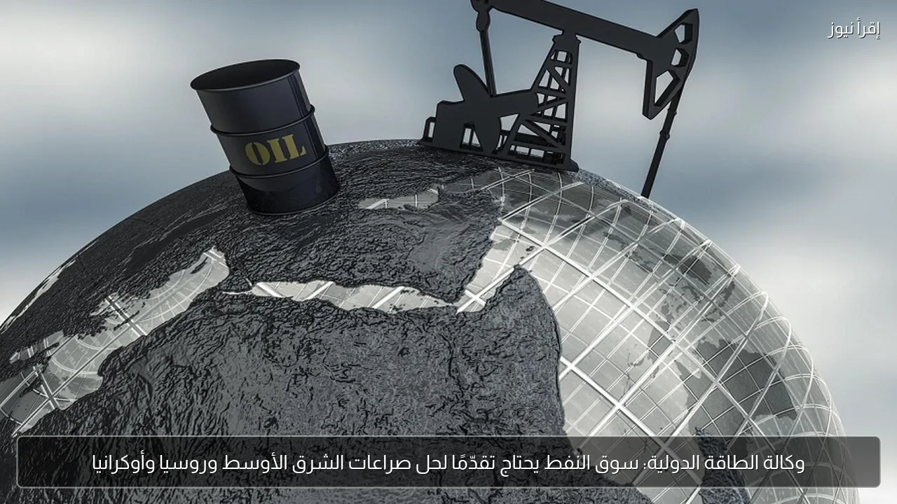 وكالة الطاقة الدولية: سوق النفط يحتاج تقدّمًا لحل صراعات الشرق الأوسط وروسيا وأوكرانيا
