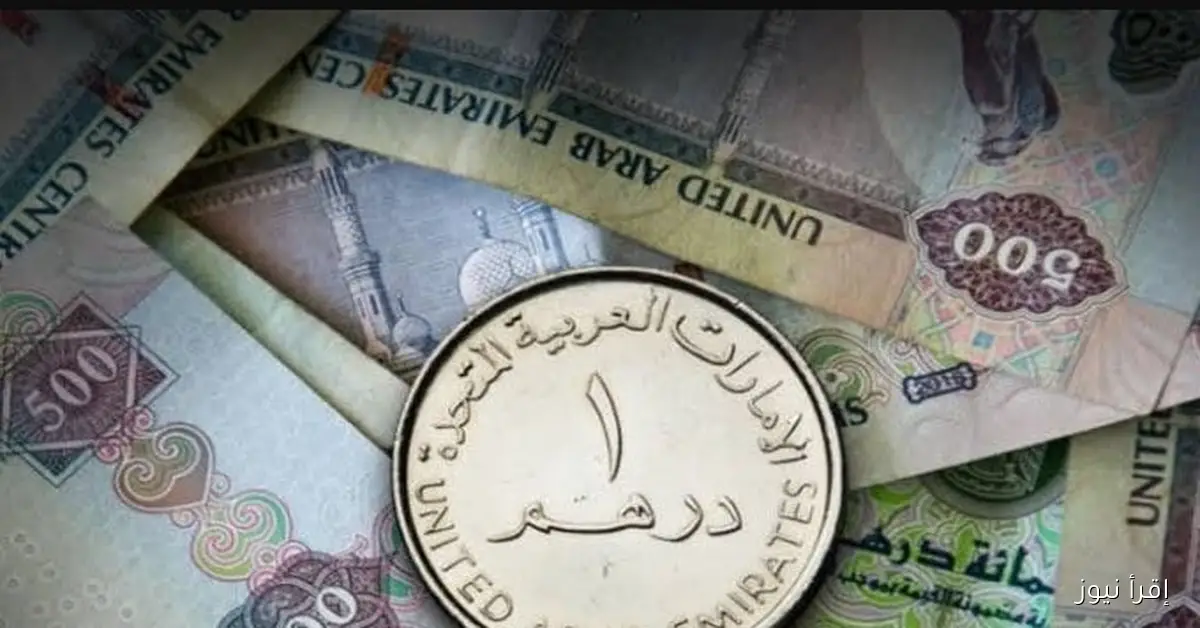 سعر الدرهم الاماراتي
