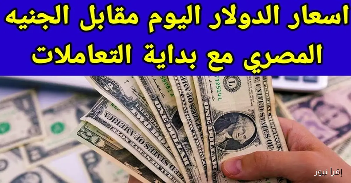 سعر الدولار مقابل الجنيه المصري 2