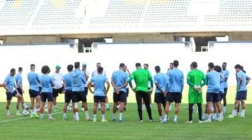 1764276305 المصري يختتم مرانه الأخير استعدادًا لمواجهة زيسكو في الكونفدرالية