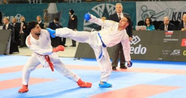 8 لاعبين يتأهلوا لربع نهائى بطولة العالم للكاراتيه