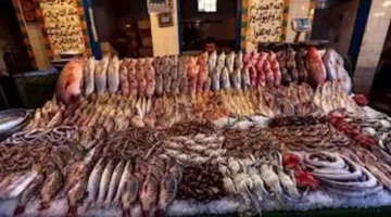 أسعار الأسماك والمأكولات البحرية في سوق العبور اليوم السبت.webp