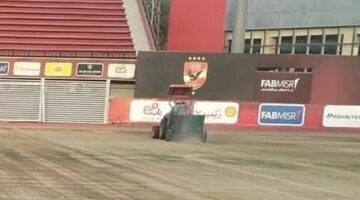 أهلي الجزيرة يعلن بدء تطوير أرضية ملعب مختار التتش لتحسين