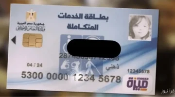 الاستعلام عن كارت الخدمات المتكاملة 2025 بالرقم القومي