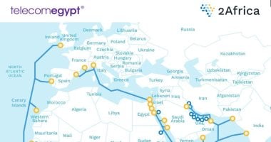 المصرية للاتصالات تكشف عن اكتمال مشروع الكابل البحري 2Africa