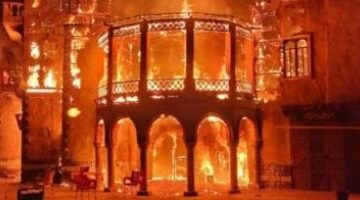 حريق ي destroys موقع تصوير مسلسل سوري ويكبد خسائر تتجاوز