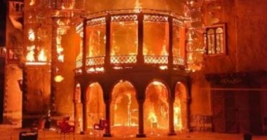 حريق ي destroys موقع تصوير مسلسل سوري ويكبد خسائر تتجاوز مليون دولار