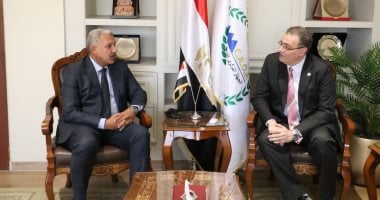 رئيس التنظيم والإدارة يعلن عن استقباله المدير التنفيذي للمركز القومي لإدارة المجال الجوي