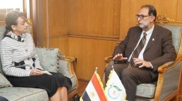 رئيس الهيئة القومية لسلامة الغذاء يستقبل سفيرة رومانيا لتعزيز التعاون