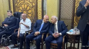 كامل الوزير يشارك في عزاء محمد صبري نجم الزمالك السابق