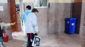 كبار السن يتوجهون بكثافة للتصويت في انتخابات النواب بعين شمس