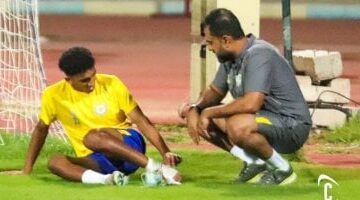 محمد خطاري يعود لتدريبات الإسماعيلي بعد التعافي من إصابة السمانة