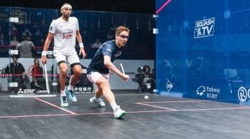 محمد زكريا يحقق بطولة الاتحاد الهندي للاسكواش بعد انتصاره على