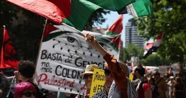 مسيرات حاشدة في 40 مدينة إسبانية تضامناً مع فلسطين في اليوم الدولي للتضامن