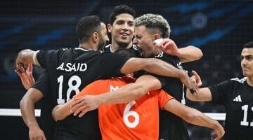 منتخب الطائرة يتعرض للهزيمة أمام تونس في بطولة التحدي العربية