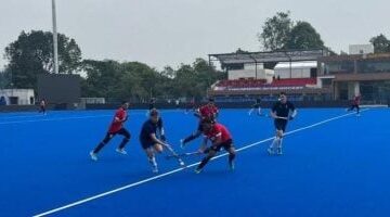 منتخب الهوكى تحت 21 سنة يخسر وديا أمام إنجلترا قبل