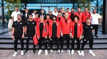 منتخب مصر الثاني يصل مطار القاهرة استعدادا للسفر إلى قطر