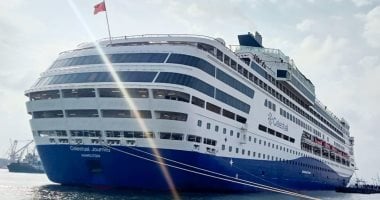 ميناء غرب بورسعيد يستقبل السفينة السياحية CELESTYAL JOURNEY ويشهد توافد 900 سائح
