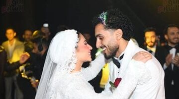 أحمد حمدى يحتفل بزواجه من شهد مكرم لاعبة الزمالك في