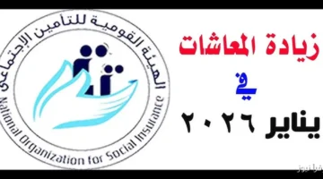 زيادة المعاشات يناير 2026