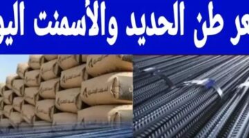 سعر طن الحديد والأسمنت اليوم 3