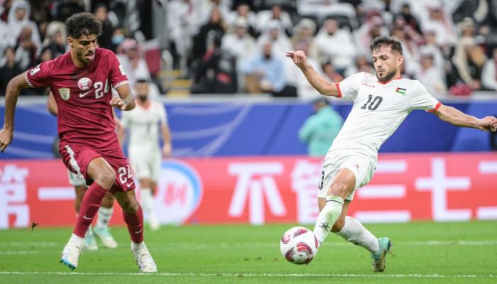 مواجهة قطر وفلسطين في بطولة كأس العرب 2025