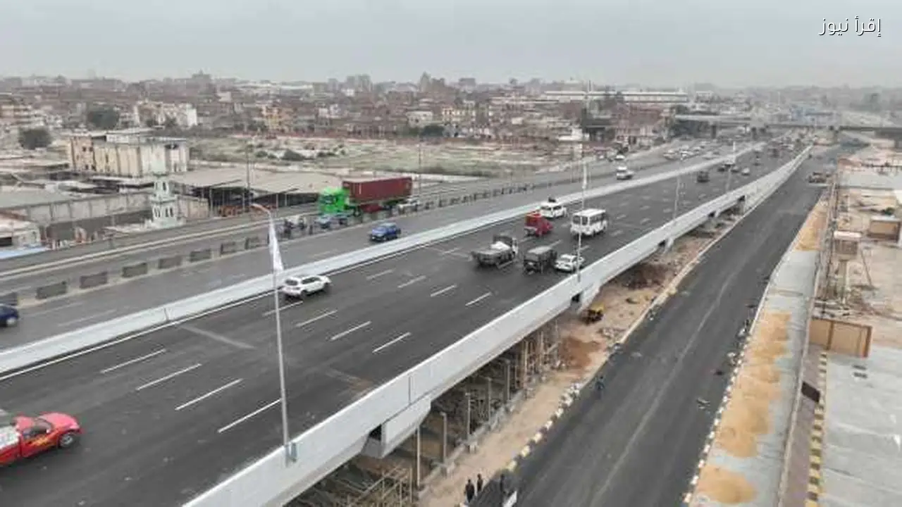 بدء التشغيل التجريبي لكوبري العامرية بعد التوسعة